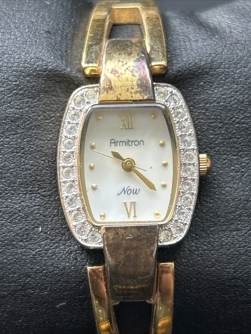 Armitron MOP Dial Gold Tone Women’s Quartz Watch